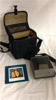 Vintage Polaroid camera with carrying case and