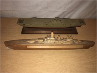 Vintage Wood Battleships