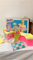 Barbie ice cream shop with original box