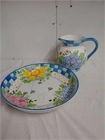 Carolina's Garden hand painted in China serving