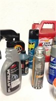 Group of car & household cleaners includes armor