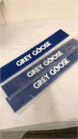 3 Grey goose bar mats