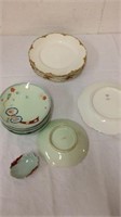 Collectible plates includes Asian & France