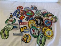Large collection of patches including pinewood