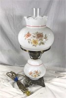 Vintage electric hurricane lamp