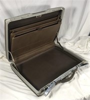 Clean vintage slim briefcase
