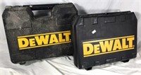 2 Empty DeWalt drill cases
