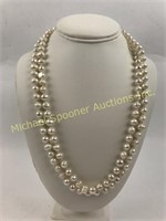 2 STRAND OF PEARLS - ONE BAROQUE & ONE FRESHWATER