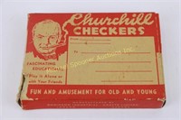 CHURCHILL CHECKERS WARTIME GAME