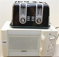 Chefmate carousel microwave & B&D toaster