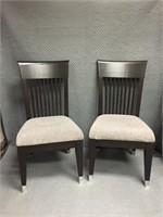 2 Chairs - Black/Grey