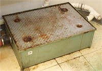 large surface set grease trap, 34" wide x 24" deep