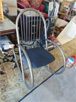 Modernist Metal Rocking Chair by Amisco Industries