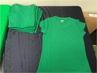 (10) Womens New Baw Athletic Wear V-Neck Shirts