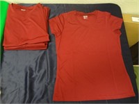 (9) Womens New Baw Athletic Wear V-Neck Shirts