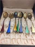 J TOSTRUP OSLO NORWAY 1832 ANTIQUE STERLING SPOONS