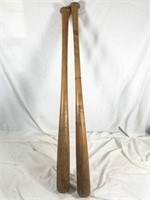 Vintage wood baseball bats