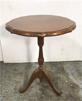Small antique flip top table
