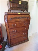 Five Drawer Bombay Style Chest
