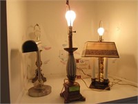 Eight Assorted Table Lamps