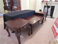 Three Pc. Wood Living Room Tables
