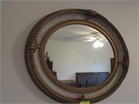 Vintage Oval Wall Mirror