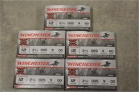 (5) Boxes of Winchester 12 Gauge Buckshot Ammo