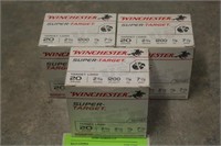 (3) Boxes of Winchester 20 Gauge 7 1/2 Shot Ammo
