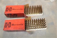 (100) Hornady .223 Rem 55GR FMJ/BT Ammunition