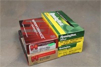 (4) Boxes of Assorted 22-250 Ammunition