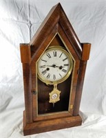 Antique gothic mantle clock