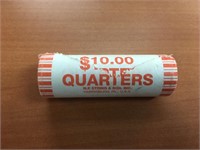 $10 Unsearched quarter roll