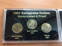 2001 & 2003 Sacagawea sets