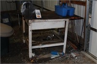 Metal Work Bench w/ Columbian Vice, & Caboodle of