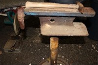 Homemade Anvil w/ (2) Hammers
