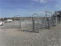 UNUSED 180 DEGREE GALV CATTLE SWEEP SYSTEM