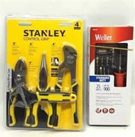 Stanley Control Grip Set & Weller Wood Burning Kit