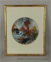 Asian Style Print in Frame