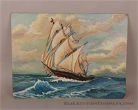 Original Painting of a ship