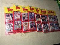 7 Packs Donruss Baseball Cards