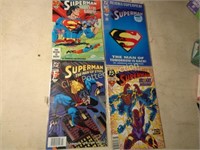 4 Superman Comics in Sleeves