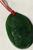 Jade Carved Figural Pendant