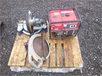 Honda Generator w/ (2) Table Saws