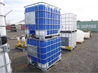 Stackable 225 Gallon Poly Tanks (QTY 2)