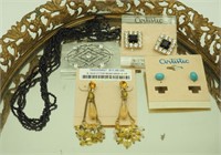 Vintage New Costume Jewelry Earrings & Necklaces