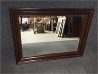 Large Mirror w/ Wood Frame