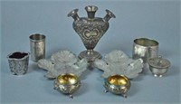 (9) PIECE SILVER TABLEWARES GROUP