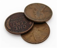 (3) 1915-P, D & S Lincoln Cent Mint Set