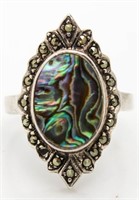 Abalone Designer Ring