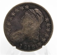 1818 Capped Bust Silver Half Dollar